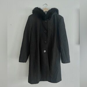 Charles Klein Wool Coat - Size 12